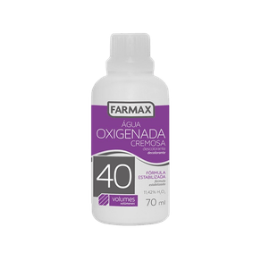 34247 AGUA OXIGENADA CREMOSA 40 VOLUMES FARMAX 70ML